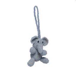 WSDO-L014, Crochet Elephant, Size: 7x4cm, Weight: 32g.